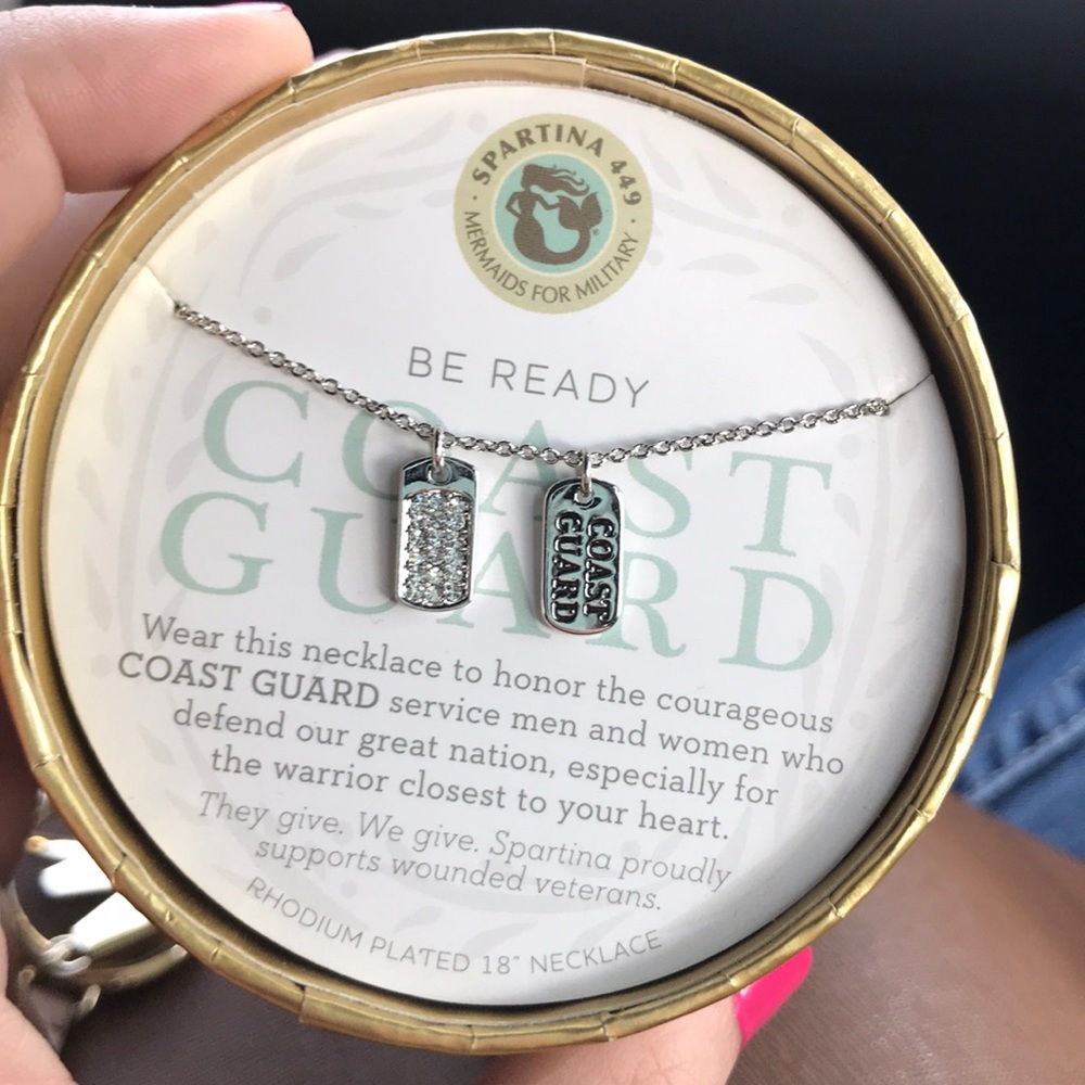 Coast Guard Spartina necklace